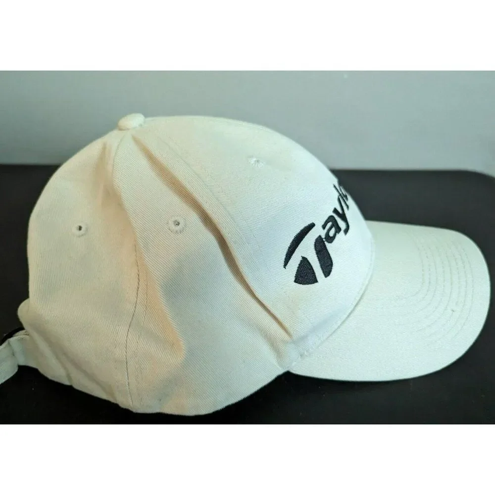 * TaylorMade White Lightweight Golf Hat Cap Adjustable One Size